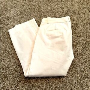 Banana Republic Sloan crop Pants Sz 6P in White